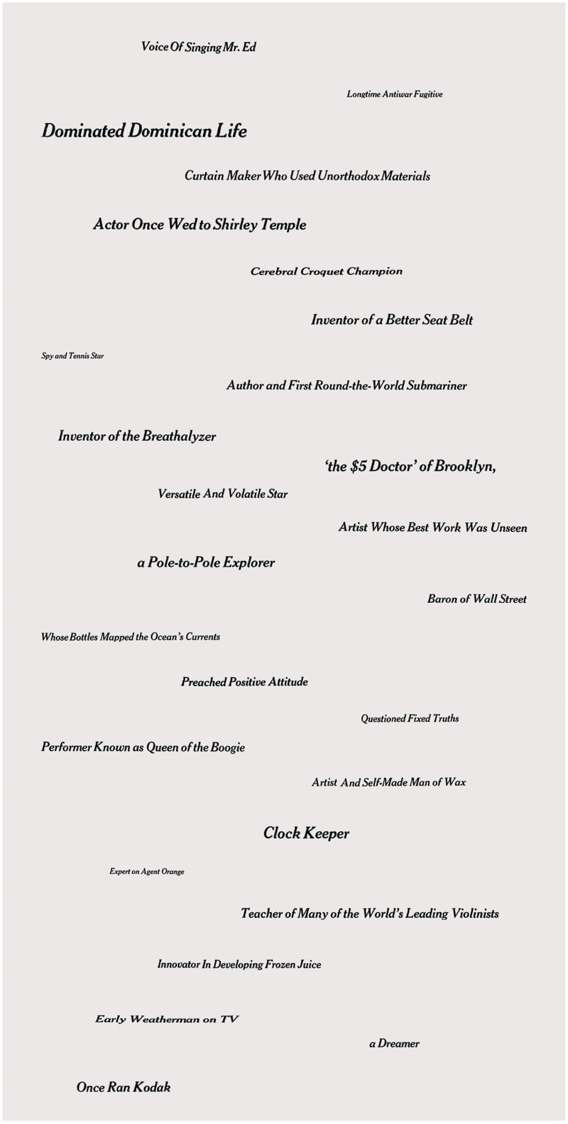 Gabriel Orozco Obit: 'Voice of Singing Mr Ed',, 2008