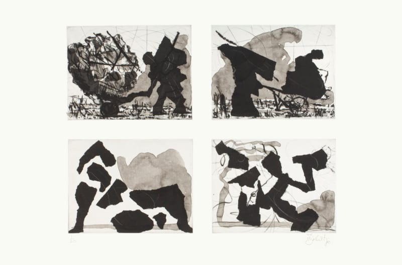 William Kentridge Untitled (Four Shadows), 2006