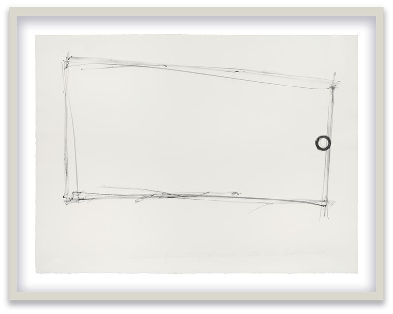 Dan Flavin For one walled circular fluorescent light #3, 1974 Lithograph on BFK Rives paper 22 x 30 in. (55.9...