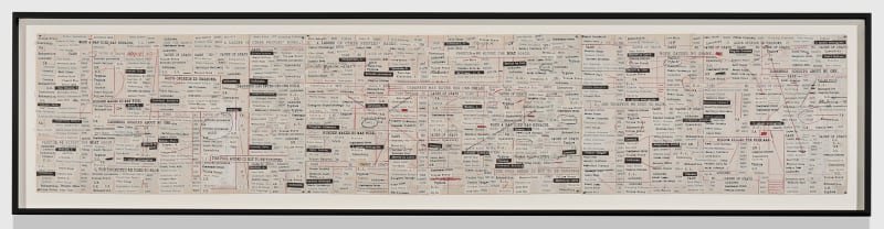 William Kentridge Drawing for 'The Head & the Load' (Palimpsest), 2018