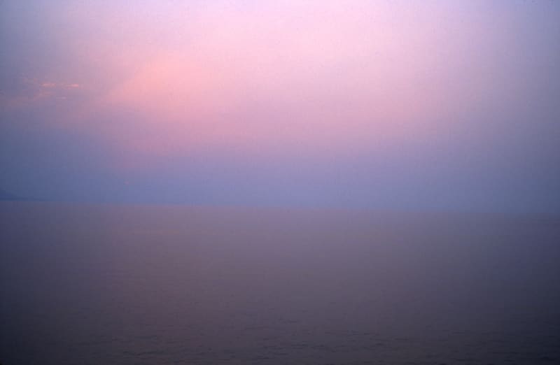 Nan Goldin Seascape at sunset, Camogli, Italy, 2000