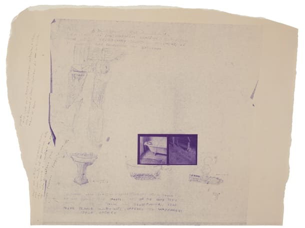 Francesca Woodman A Blue Print for a Temple, 1980