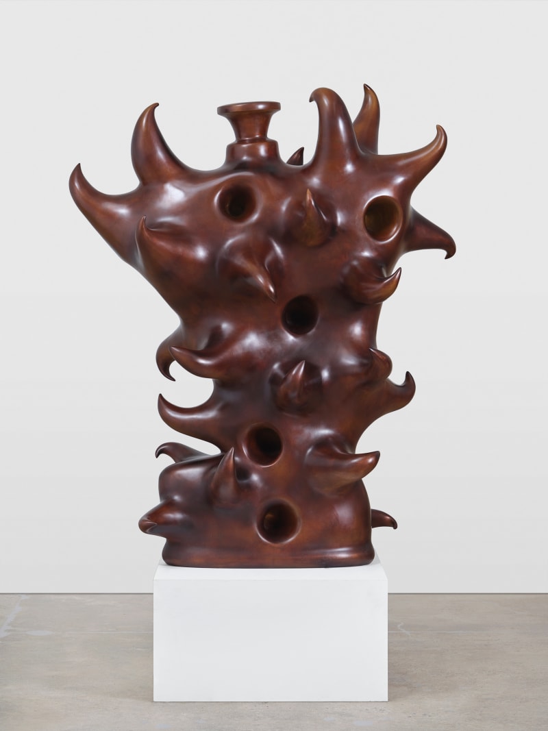 Tony Cragg Vessel, 2023 Bronze 61 3/4 x 50 3/8 x 32 5/8 in. (157 x 128 x 83 cm)