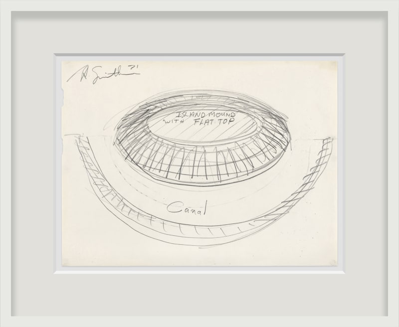 Robert Smithson Island Mound with Flat Top, 1971
