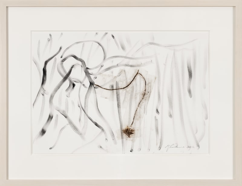 Giuseppe Penone Foglie, 2014 Letterpress ink, pigment, and adhesive tape on paper Paper: 13 x 18 7/8 in. (33 x...