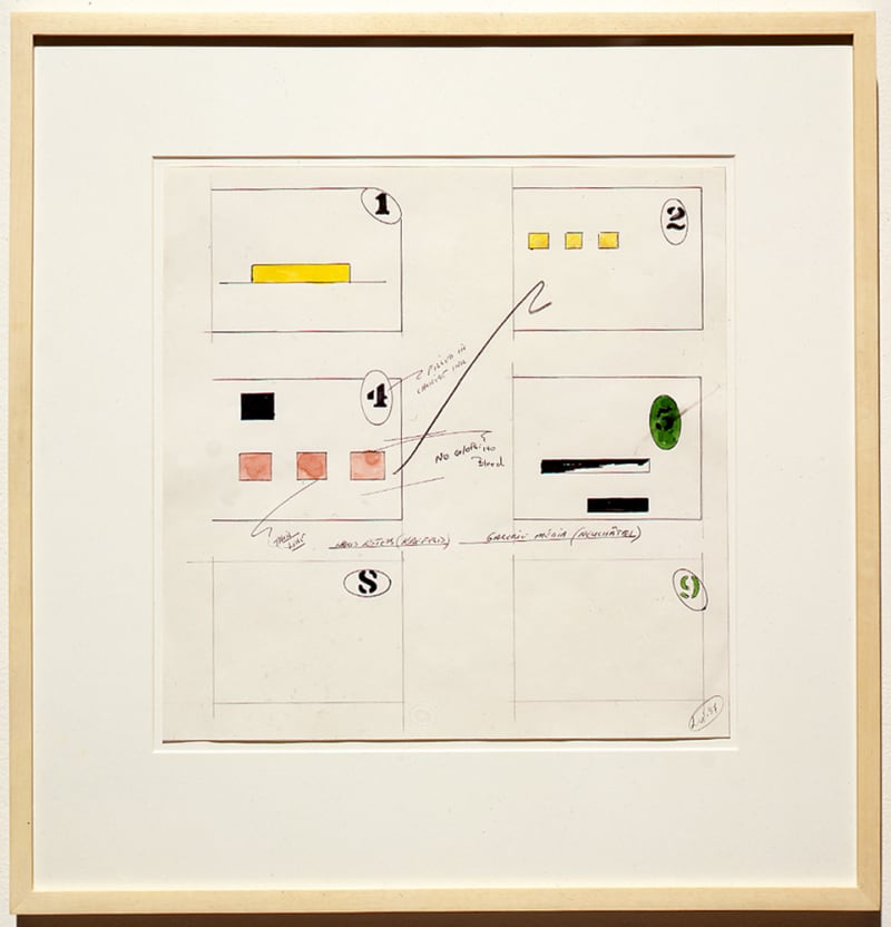 Lawrence Weiner Haus Esters Gallery Media, 1987