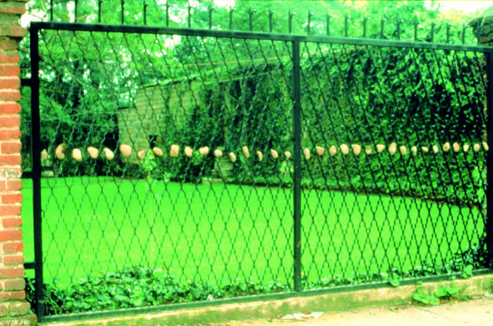 Gabriel Orozco Piedras en la Reja (Stones in the fence), 1989