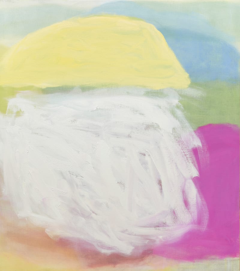 Jongsuk Yoon White Lake, 2025 Oil on canvas 67 1/8 x 59 x 1 in. (170.5 x 150 x 2.5...