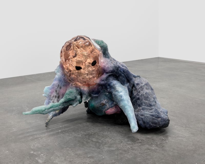 Pierre Huyghe Mind's Eye Annlee, 2021 Materialized deep image reconstruction, Synthetic and biological material aggregate, a mental image output from...