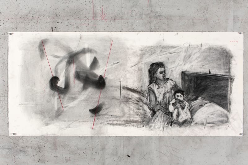 William Kentridge Drawing for 'Other Faces', 2011