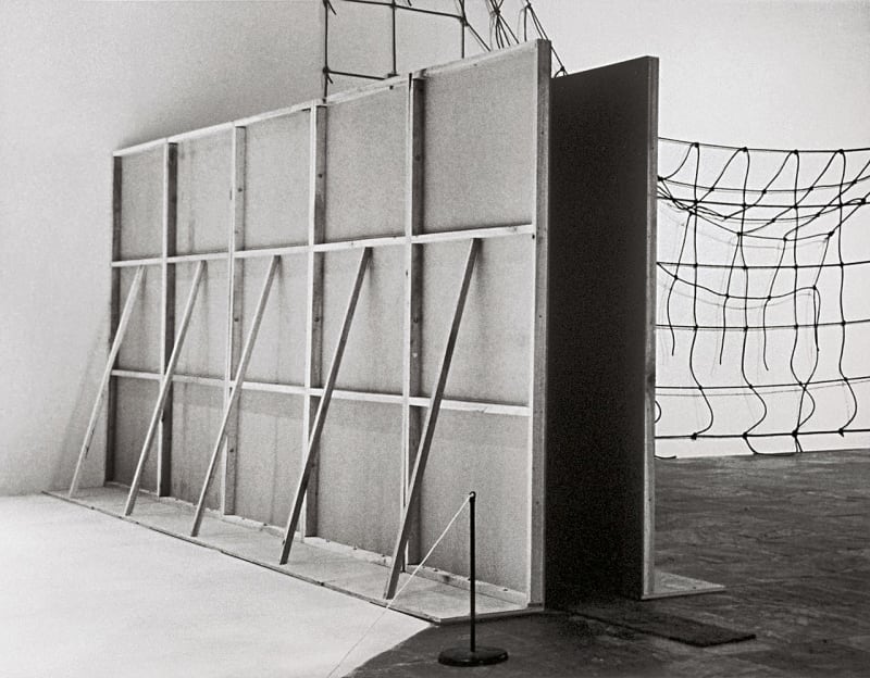 Bruce Nauman Performance Corridor, 1969 Wallboard and wood 96 x 240 x 20 in. (243.8 x 609.6 x 50.8 cm)