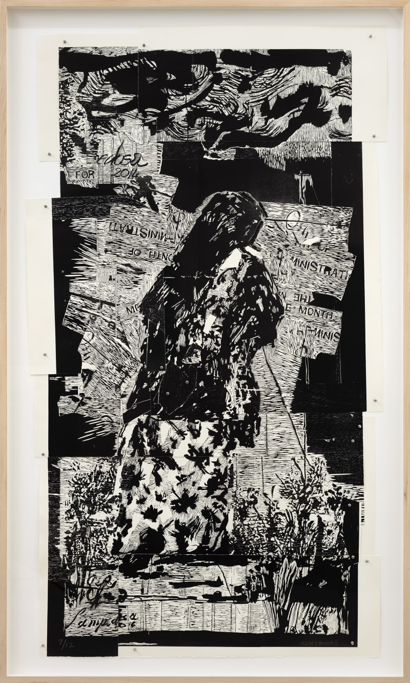 William Kentridge Widow of Lampedusa, 2017