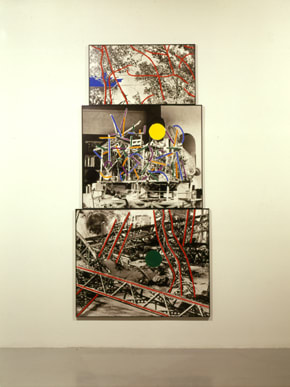 John Baldessari Three Traceries (One With Blue Boat), 1990