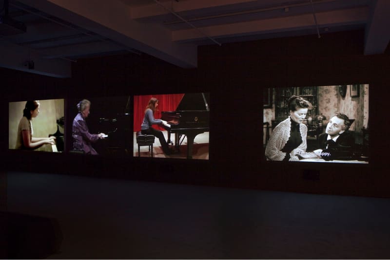 Dara Birnbaum Arabesque, 2011 4 channel video installation; 4 audio stereo channels; 6 min. 26 sec. Edition of 3 plus...