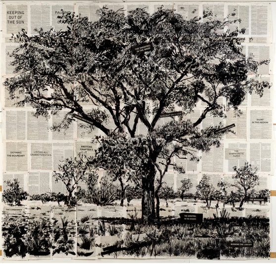 William Kentridge The Shrapnel in the Woods, 2013