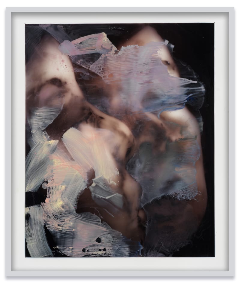 Matt Saunders The Distances (Peter), 2021 Oil on unique C-print 24 x 20 in. (61 x 50.8 cm)