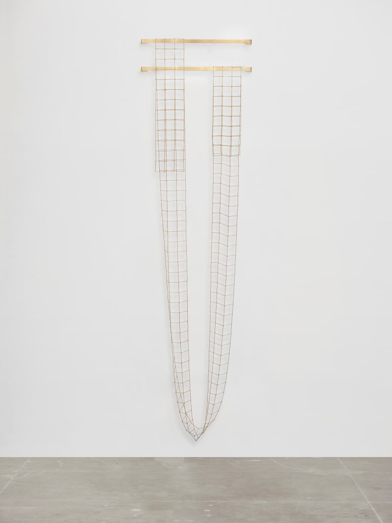 Leonor Antunes discrepancies with W.W. #13, 2025 Brass Dimensions variable