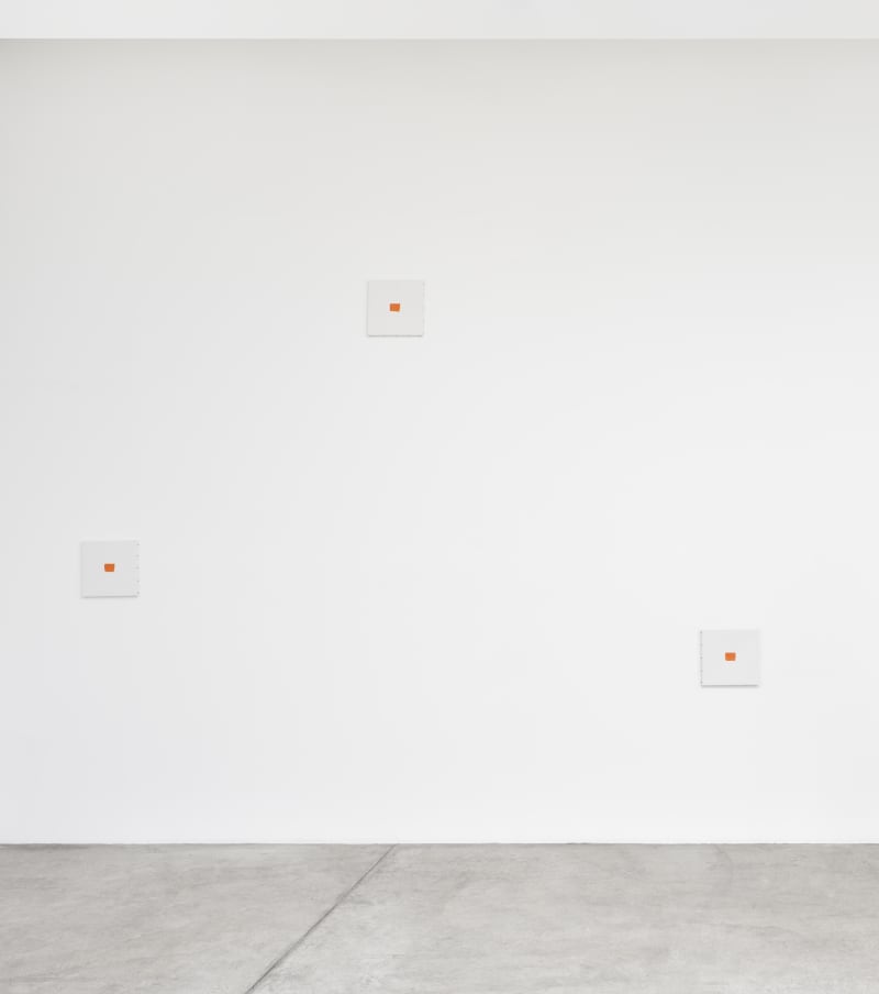 Niele Toroni Empreintes de pinceau N°50 à intervalles réguliers de 30 cm, 2017