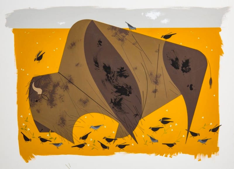 Charley Harper Buffalo, 1956