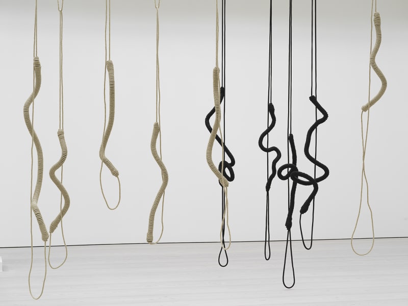 Leonor Antunes alterated knot 1, 2018