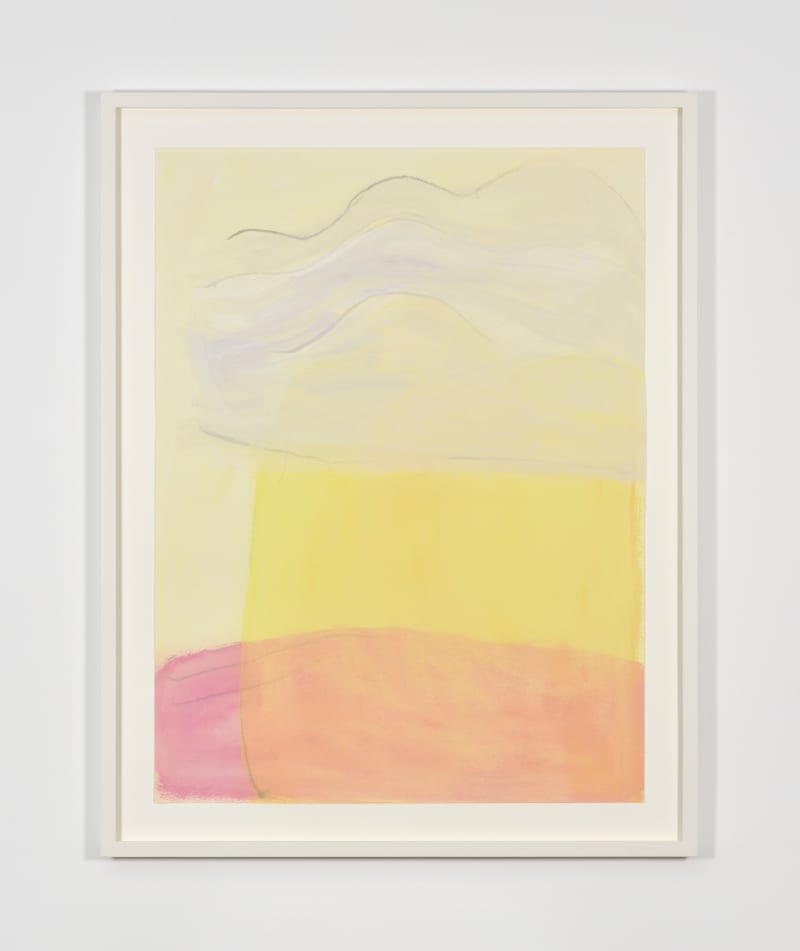 Jongsuk Yoon Asan, 2025 Gouache on paper Paper: 33 1/2 x 24 3/4 in. (85 x 63 cm) Frame: 38...