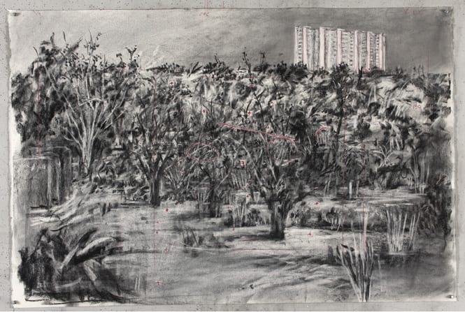 William Kentridge Drawing for 'Other Faces', 2011