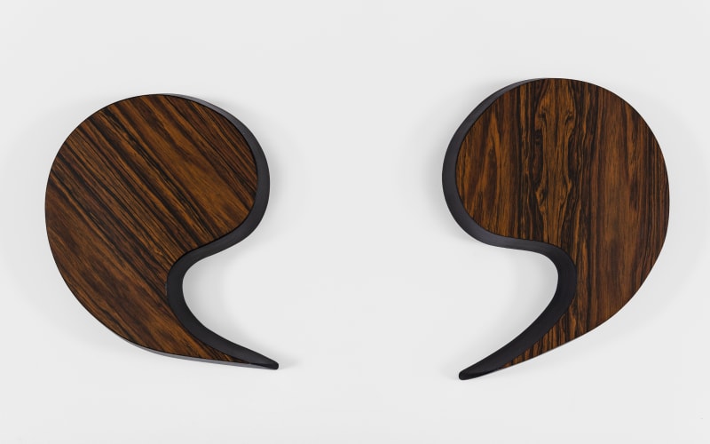 Richard Artschwager Untitled (Quotation Marks), 1980 Formica and acrylic on wood 15 1/2 x 11 x 2 in. (39.37 x...