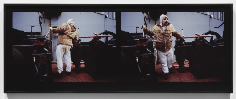 Allan Sekula Bo'sun driving the forward winch … from 'Fish Story', 1989-1995