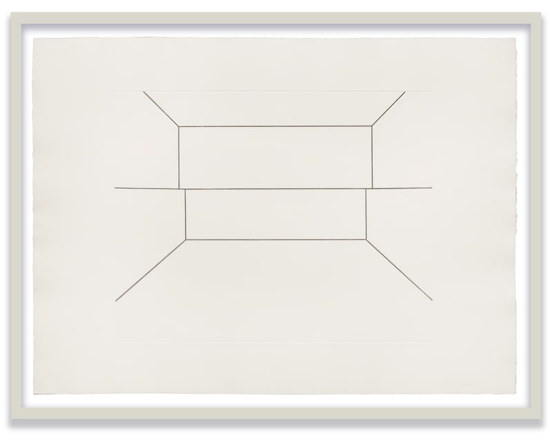 Donald Judd Untitled, 1974 Etching on German Etching paper 30 3/4 x 41 3/4 in. (78.1 x 106 cm) Edition...