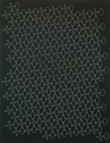 Gabriel Orozco Blackboard Drawing (#6), 1998