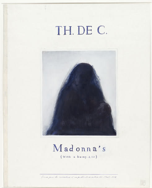 Thierry De Cordier Cover -study for 'Madonna's', 2002