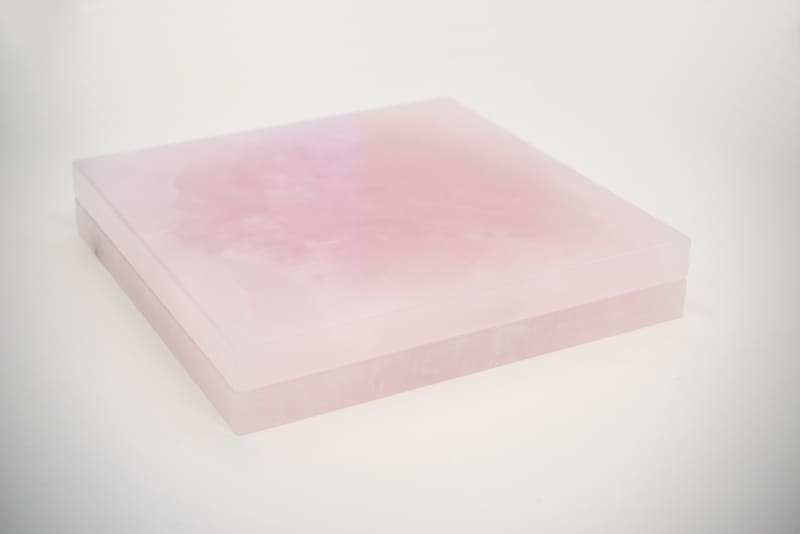Ettore Spalletti Portacipria, 2013 Onyx 7 13/16 x 7 13/16 x 1 9/16 in. (20 x 20 x 4 cm)...