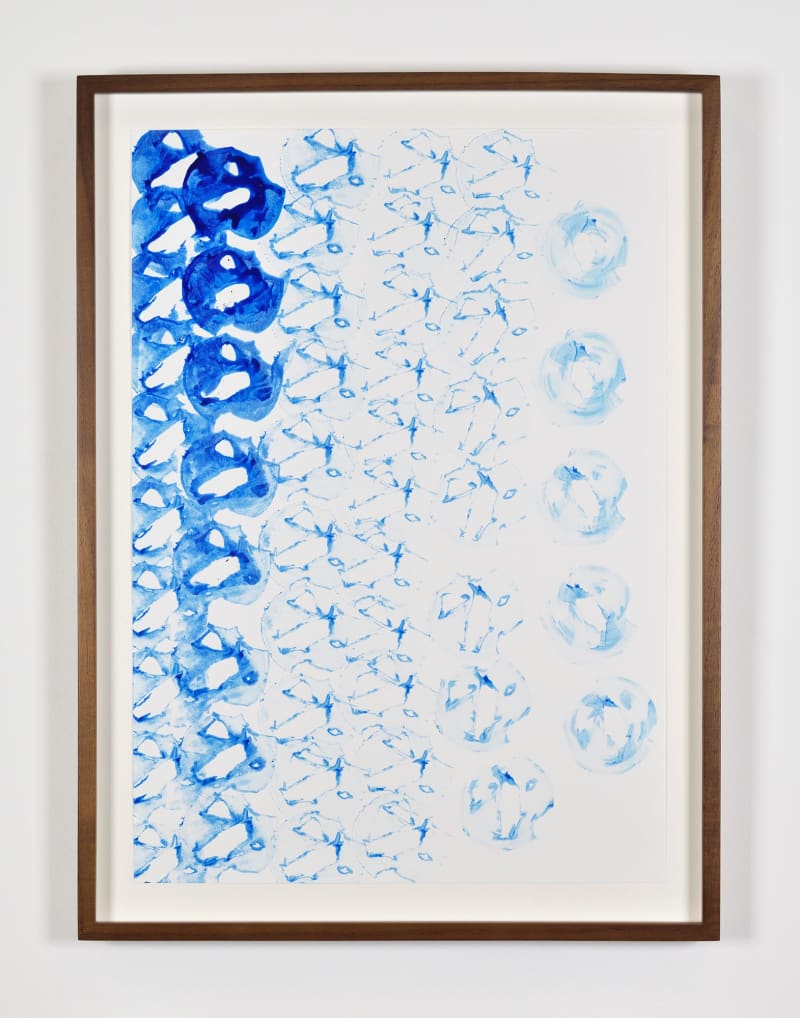 Michaela Eichwald o.T., 2023 Shellac ink on paper Paper: 16 1/2 x 11 3/4 in. (42 x 29.7 cm) Frame:...