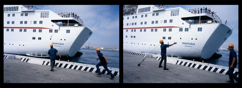 Allan Sekula Throwing a line, Ensenada from 'Dead Letter Office', 1996-1997