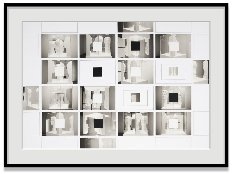 Giulio Paolini Zeusi e Parrasio (Zeuxis and Parrahasius), 2007-2017 Pencil and collage on paper 24 3/8 x 35 7/8 in....