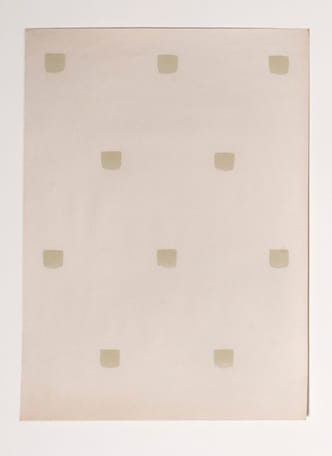 Niele Toroni Miroir d'eau, Septembre 1973