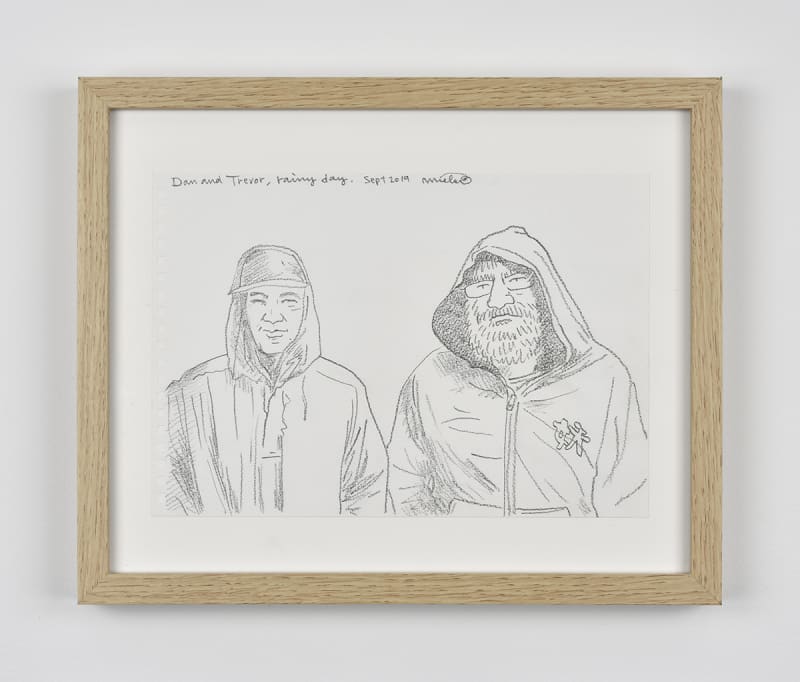 Mieko Meguro Dan and Trevor, rainy day, 2019