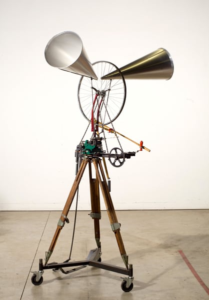 William Kentridge Untitled (Bicycle Wheel Sculpture), 2013