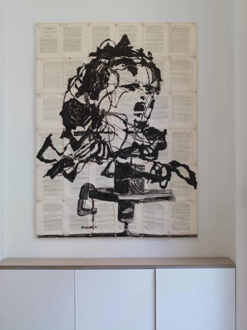 William Kentridge Experiences sur les Roues a Aubes Planes (Soprano), 2010