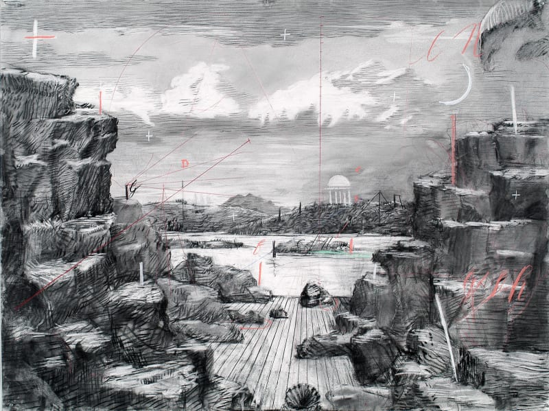 William Kentridge Drawing for 'Preparing the Flute', (Backdrop), 2005