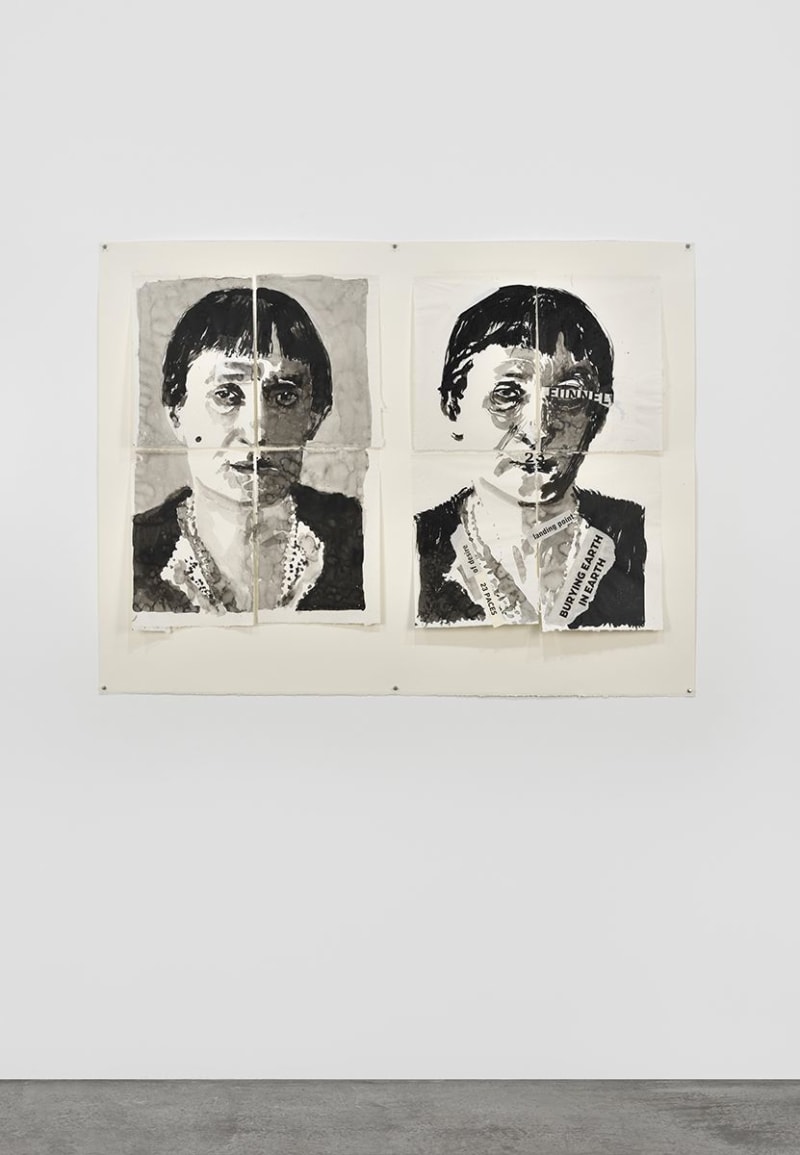 William Kentridge Anna Akhmatova (Burying Earth in Earth), 2017