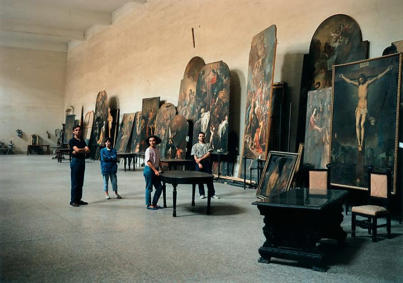 Thomas Struth The Restorers at San Lorenzo Maggiore, Naples, 1988, 1989