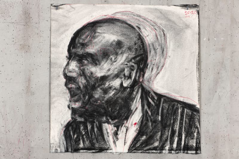 William Kentridge Drawing for 'Other Faces', 2011