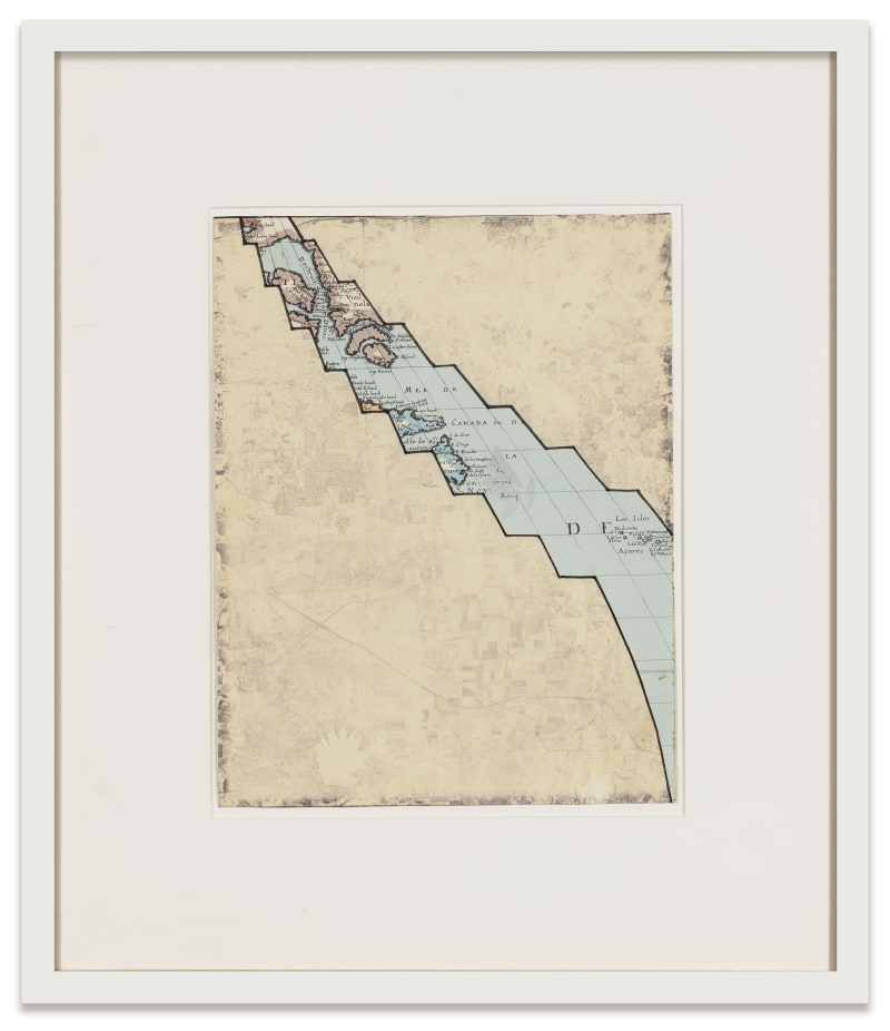 Robert Smithson Mer de Canada, 1967 Photostat and map collage Paper: 14 x 11 in. (35.6 x 27.9 cm) Frame:...