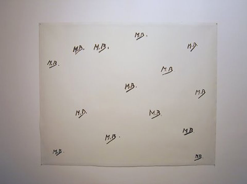 Marcel Broodthaers M.B. M.B. M.B...., 1971