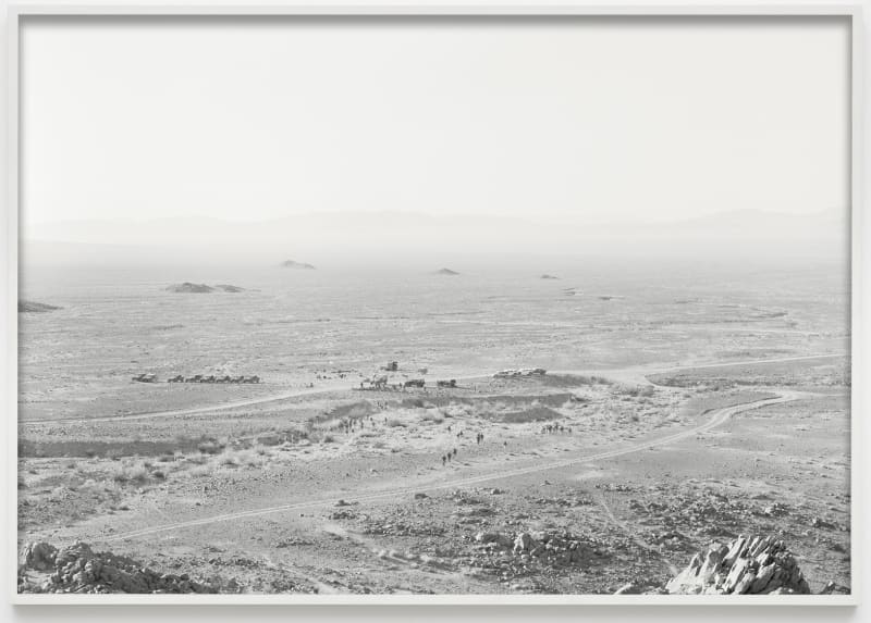 An-My Lê Infantry Platoon Attack, from 29 Palms, 2003-2004 Silver gelatin print 26 1/2 x 38 in. (67.3 x 96.5...