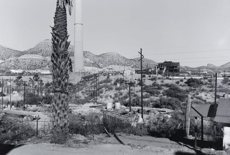 Lothar Baumgarten Copper mine, Hayden, Pinal County, Arizona, 1989