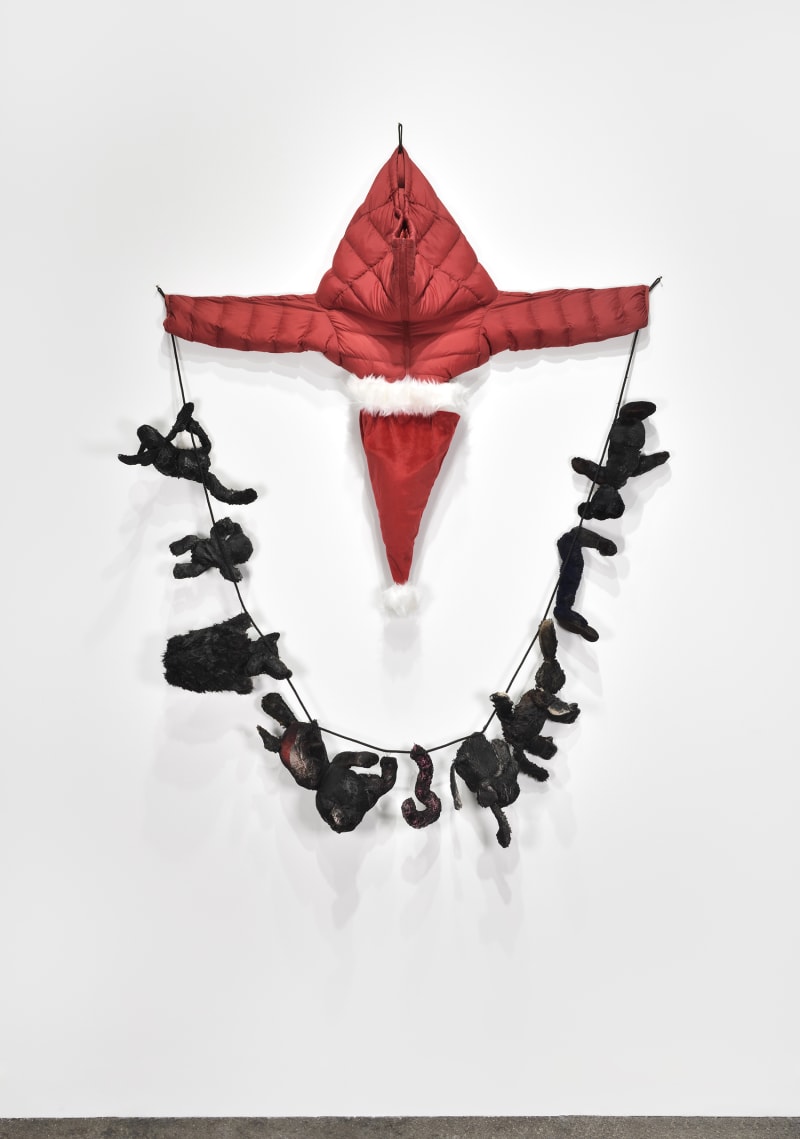 Annette Messager Malicieuse (Mischievous), 2021 Fabric, various materials 61 3/8 x 44 1/8 x 8 5/8 in. (156 x 112...