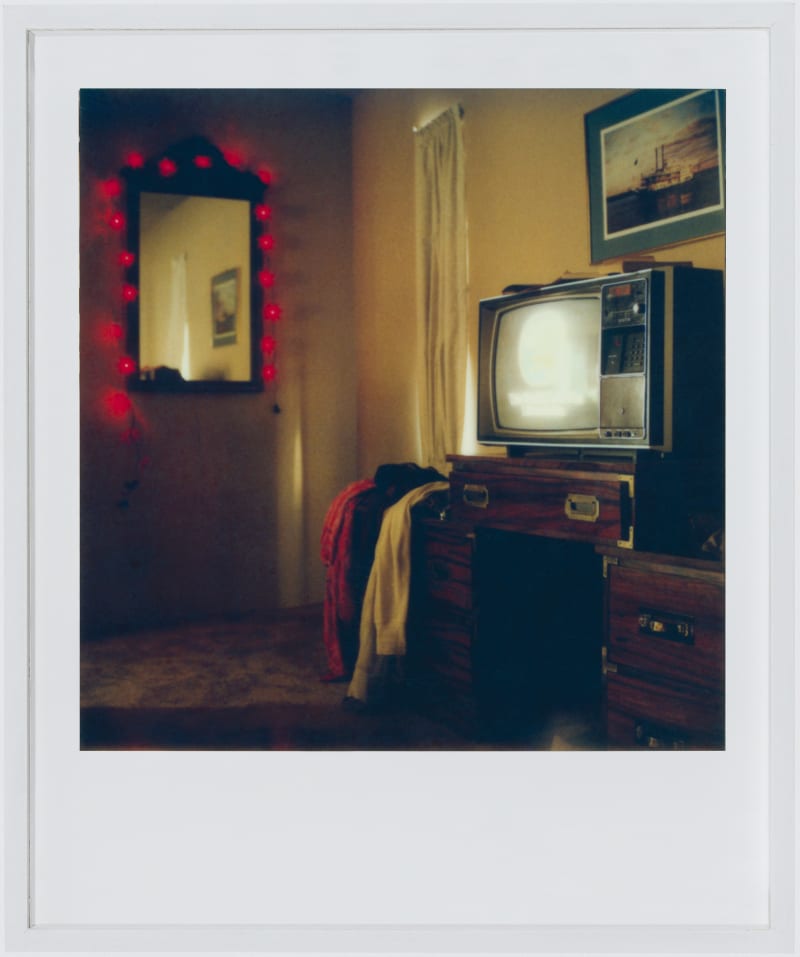 Robby Müller While shooting 'Down by Law', 1985 Polaroid 600, inkjet print fine art on cardboard Sheet: 15 5/8 x...