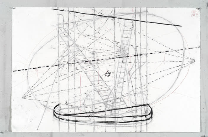 William Kentridge Drawing for 'Preparing the Flute', (Abstract - Fig 7), 2005